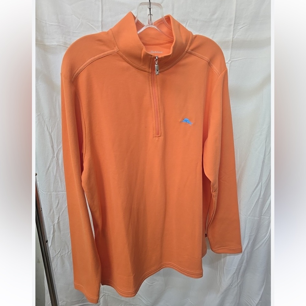 Tommy Bahama Peach Melt Emfielder 2.0 Half Zip Pullover - Picture 2 of 14